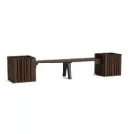 Planters With Bench Combo