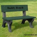 Buddy Bench 4' Landmark Bench