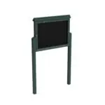 Large Message Center - 1 Side, w/ 2 Posts