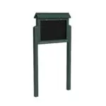 Medium Message Center - 2 Sides, w/ 2 Posts