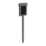 Small Message Center - 2 Sided w/ Post