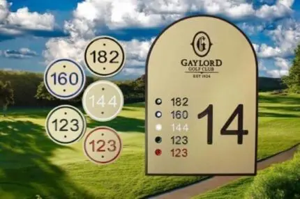 Custom Yard Markers & Tee Box Signs