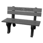 Buddy Bench-Economizer Traditional 4' Bench