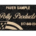 Textured 3" x 5" Bronze Paver Veteran/Military