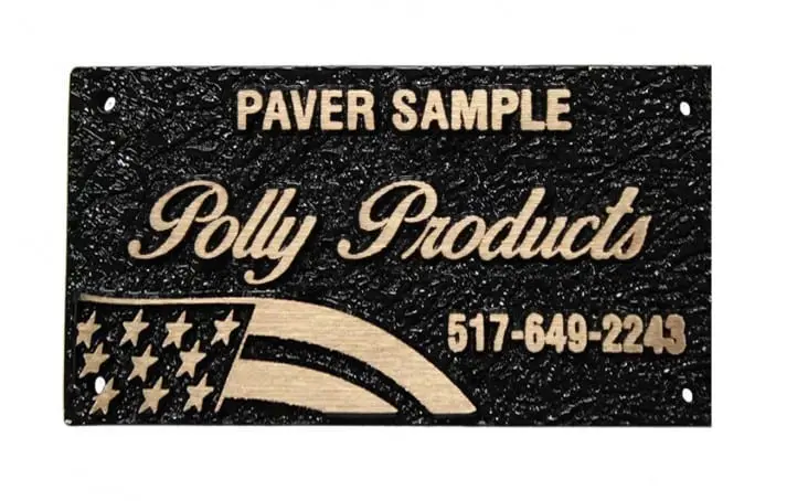 Military-Paver_Textured-Military-Paver.webp Textured 3" x 5" Bronze Paver Veteran/Military - Image 1